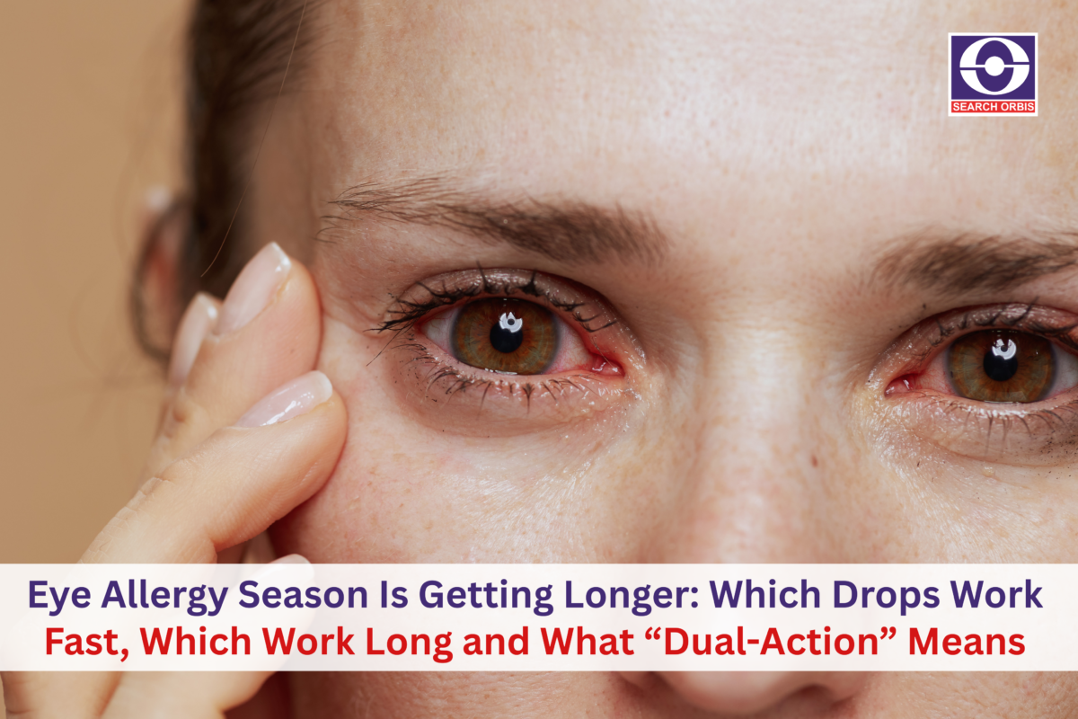 Eye allergy season is lasting longer due to changing environmental conditions, causing symptoms such as itchy, red, watery, and irritated eyes. This guide explains the differences between fast-acting allergy eye drops, long-lasting treatments, and dual-action formulations that both prevent and relieve symptoms. Discover how to choose the right eye drops for effective allergy management and maintain healthy vision throughout allergy season.